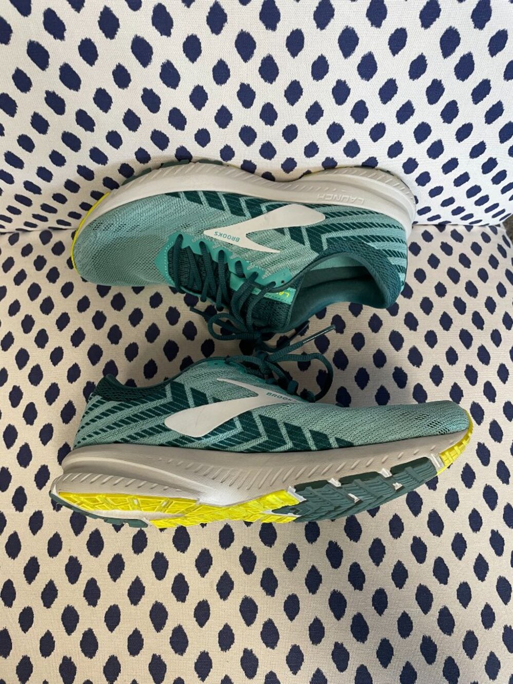 Brooks Launch 6 Green Shoes Size 8 - Picture 2 of 8
